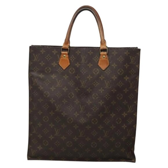 LOUIS VUITTON Monogram Sac Plat Hand Bag M51140 LV Auth 134426 - Picture 3 of 16